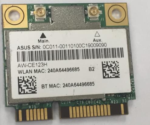 AzureWave AW-CE123H BCM4352 BCM94352HMB Half Mini  PCI-express 802.11AC 867Mps+Bluetooth4.0 Wireless WIFI WLAN  Card