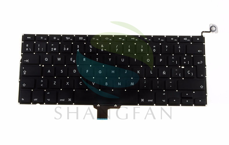 Spain Standard Laptops Replacement Keyboards Fit For Apple Macbook Pro Unibody A1278 13
