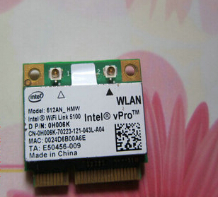 Intel dual band 512AN 512ANHMW 5100AN Hafi Mini PCI-express 300Mbps Wireless Card