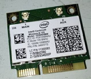 intel Centrino Wireless-N 105 105BNHMW 150Mbps FRU:04W3772 Half Mini PCI-e WLAN Wireless Card for thinkpad M92SZ EDGE72