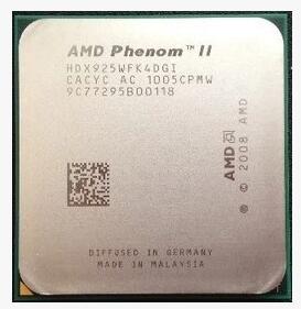 AMD  Phenom X4 925 2.8GHz Quad-Core CPU Processor HDX925WFK42GI HDX925WFK42GM 95W Socket AM3 938pin