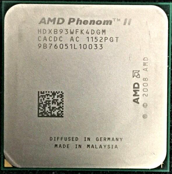 AMD Phenom X4 B93 2.8Ghz Quad-Core DeskTop CPU HDXB93WFK4DGI Socket AM3
