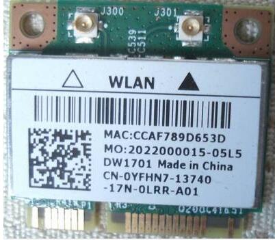 BroadCom BCM94313HMGB BCM4313 DW1701 Half Mini PCI-e 150Mbps Bluetooth4.0 WLAN Card for DELL M4110 3450 3350