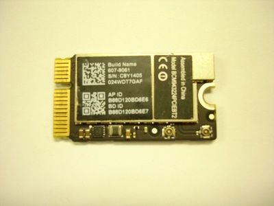 BroadCom BCM943224PCIEBT2 BCM43224 A1370 607-6759 607-8181 607-8821 A1369 WLAN  Bluetooth2.0 Card